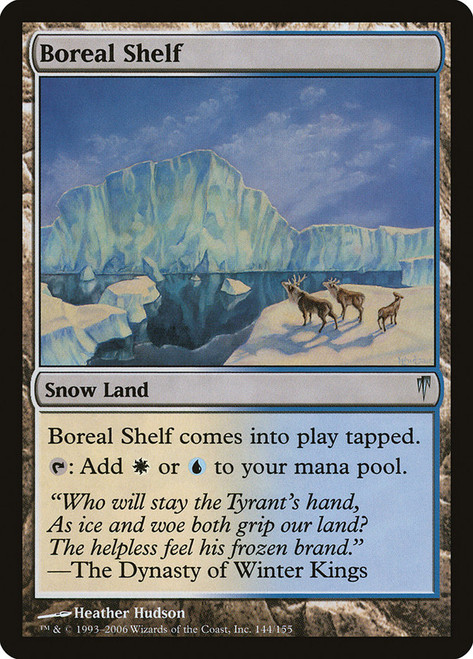 Boreal Shelf\nColdsnap\nSingle\nMagic The Gathering