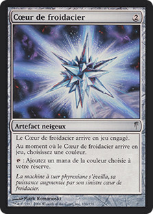 Coldsteel Heart
Coldsnap - French
Single
Magic The Gathering