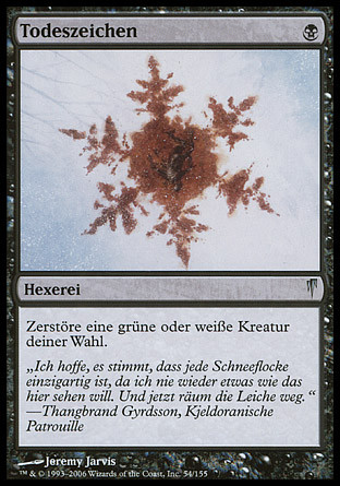 Deathmark
Coldsnap (Foil) - German
Single
Magic The Gathering