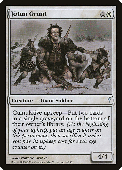 Jotun Grunt\nColdsnap\nSingle\nMagic The Gathering