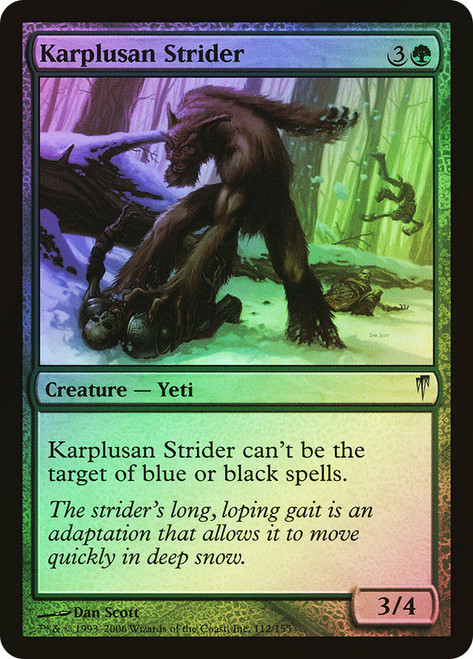 Karplusan Strider\nColdsnap\nSingle\nMagic The Gathering