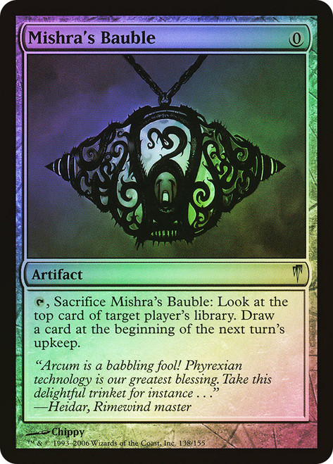 Mishra's Bauble\nColdsnap\nSingle\nMagic The Gathering