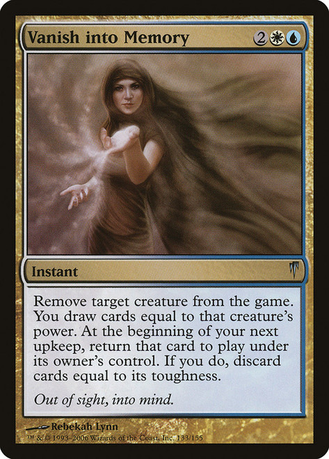 Vanish into Memory\nColdsnap\nSingle\nMagic The Gathering