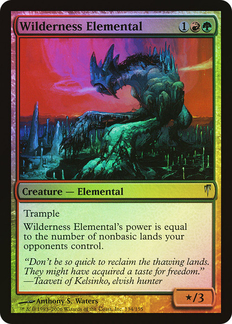 Wilderness Elemental\nColdsnap\nSingle\nMagic The Gathering
