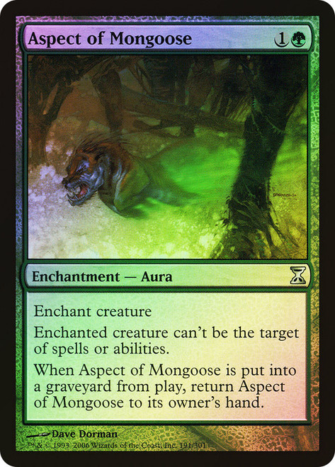 Aspect of Mongoose\nTime Spiral\nSingle\nMagic The Gathering