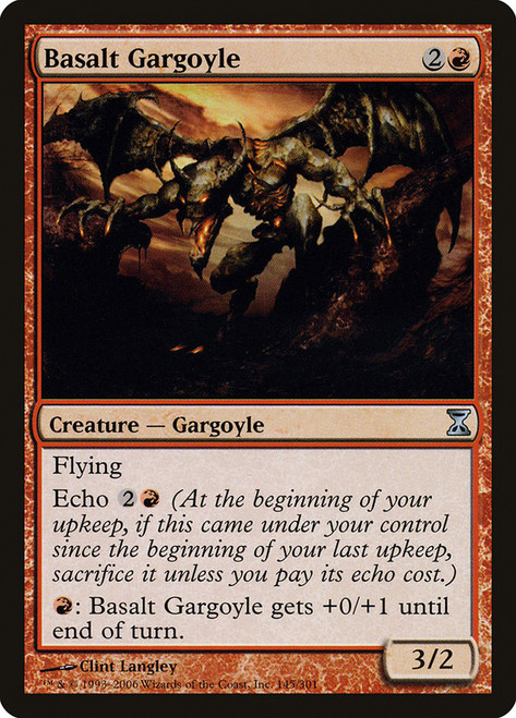 Basalt Gargoyle\nTime Spiral\nSingle\nMagic The Gathering