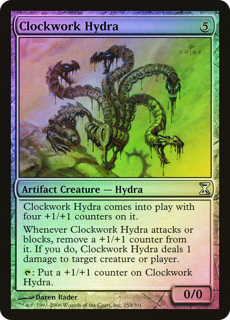 Clockwork Hydra\nTime Spiral\nSingle\nMagic The Gathering