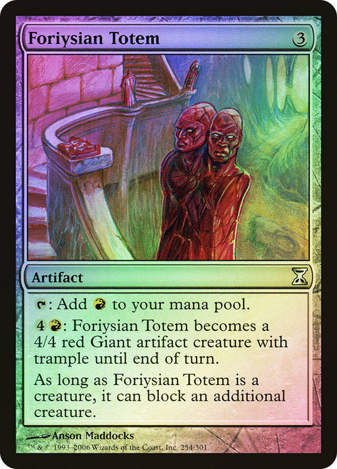 Foriysian Totem\nTime Spiral\nSingle\nMagic The Gathering