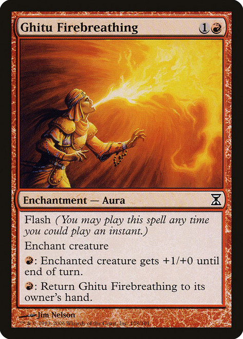 Ghitu Firebreathing\nTime Spiral\nSingle\nMagic The Gathering