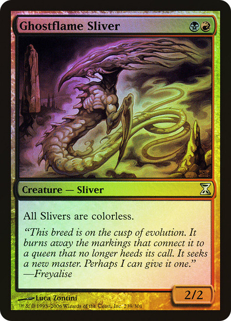 Ghostflame Sliver\nTime Spiral\nSingle\nMagic The Gathering
