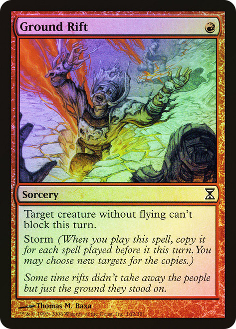 Ground Rift\nTime Spiral\nSingle\nMagic The Gathering