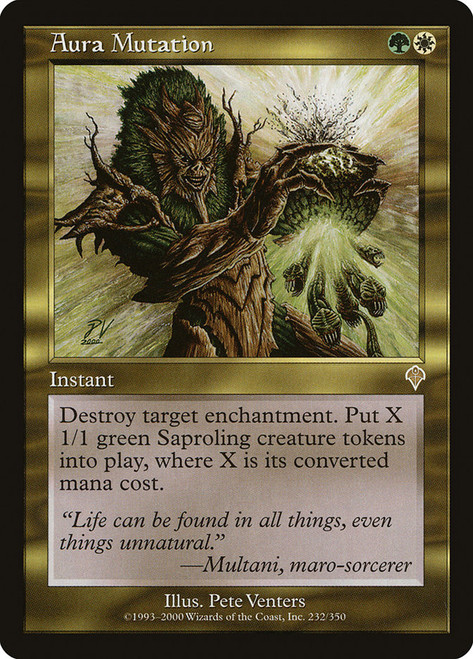 Aura Mutation\nInvasion\nSingle\nMagic The Gathering