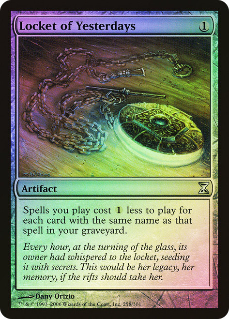 Locket of Yesterdays\nTime Spiral\nSingle\nMagic The Gathering