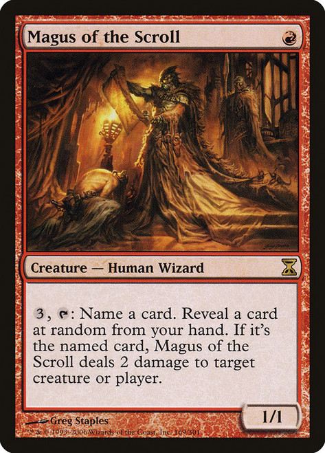 Magus of the Scroll\nTime Spiral\nSingle\nMagic The Gathering