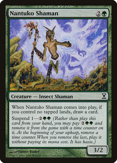 Nantuko Shaman\nTime Spiral\nSingle\nMagic The Gathering