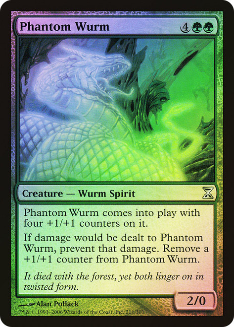 Phantom Wurm\nTime Spiral\nSingle\nMagic The Gathering