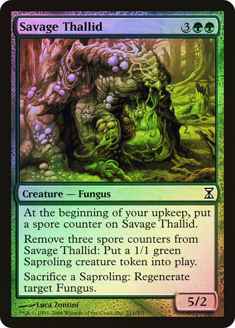 Savage Thallid\nTime Spiral\nSingle\nMagic The Gathering