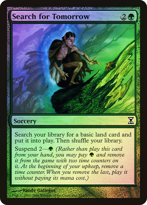 Search for Tomorrow\nTime Spiral\nSingle\nMagic The Gathering