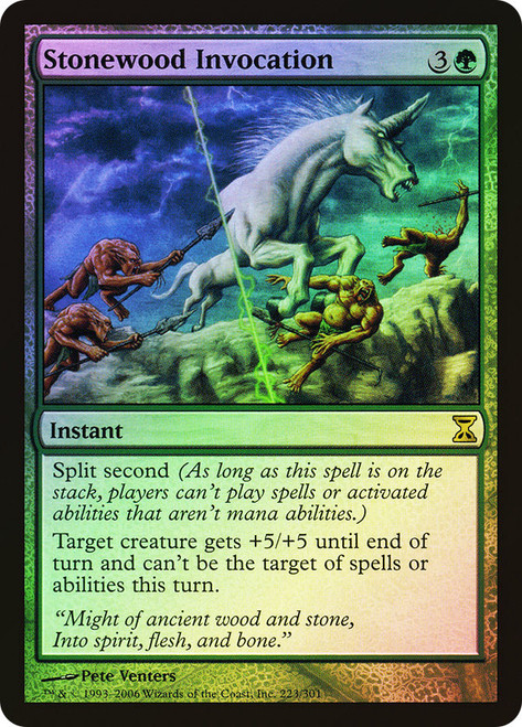 Stonewood Invocation\nTime Spiral\nSingle\nMagic The Gathering