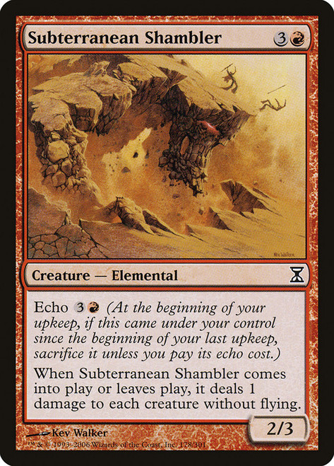 Subterranean Shambler\nTime Spiral\nSingle\nMagic The Gathering