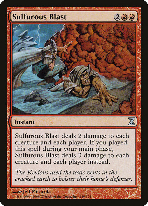 Sulfurous Blast\nTime Spiral\nSingle\nMagic The Gathering