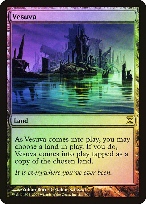 ヴェズーヴァ/Vesuva/FOIL/TSP/4枚 MTG ヴェズーヴァ TSP 英語 foil 4
