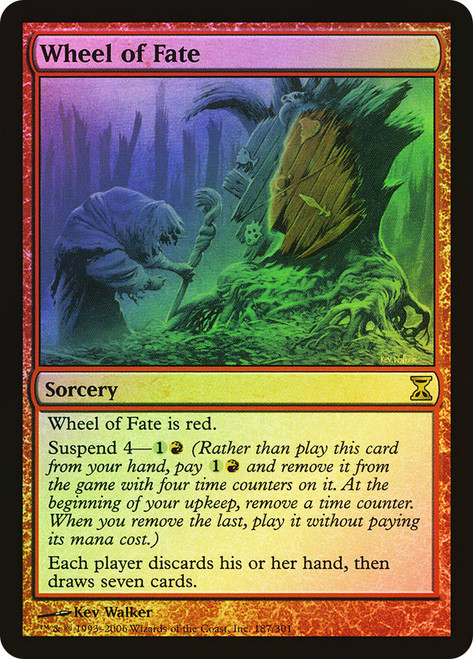 命運の輪/Wheel of Fate TSP日本語foil 命運の輪/Wheel of Fate