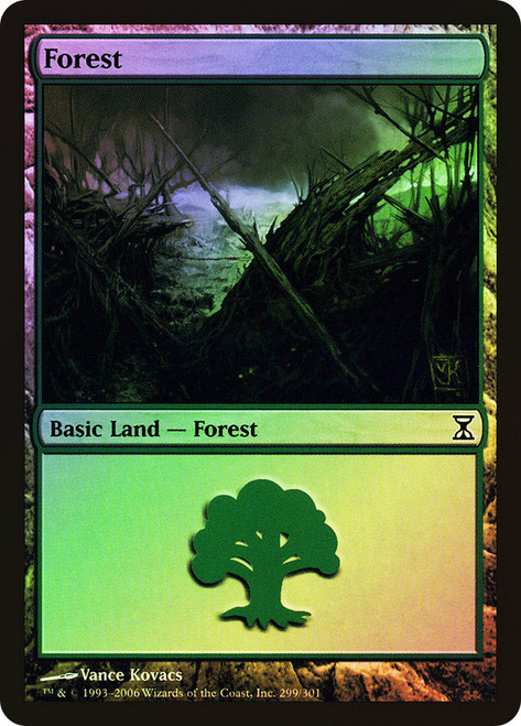 Forest (#299)\nTime Spiral\nSingle\nMagic The Gathering