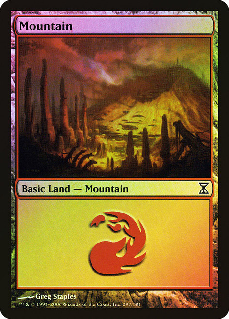 Mountain (#297) | Time Spiral - Japanese | Star City Games