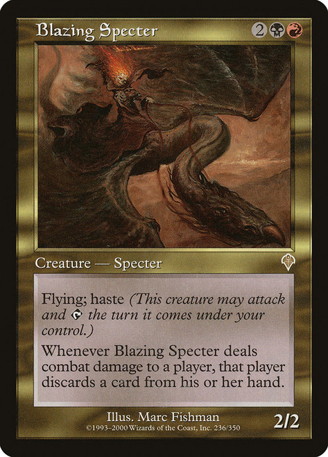 Blazing Specter\nInvasion\nSingle\nMagic The Gathering