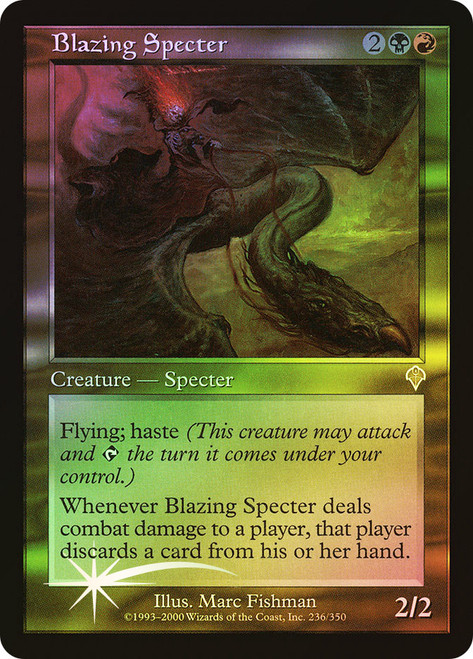 Blazing Specter\nInvasion\nSingle\nMagic The Gathering