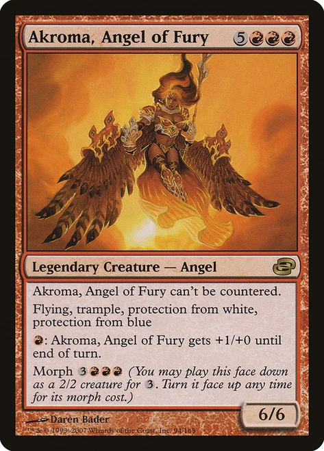 Akroma, Angel of Fury\nPlanar Chaos\nSingle\nMagic The Gathering