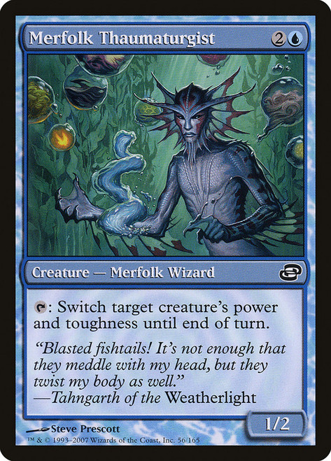 Merfolk Thaumaturgist\nPlanar Chaos\nSingle\nMagic The Gathering