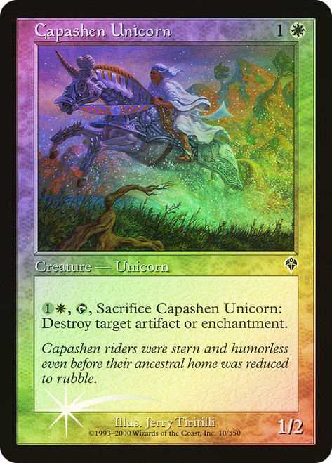 Capashen Unicorn\nInvasion\nSingle\nMagic The Gathering