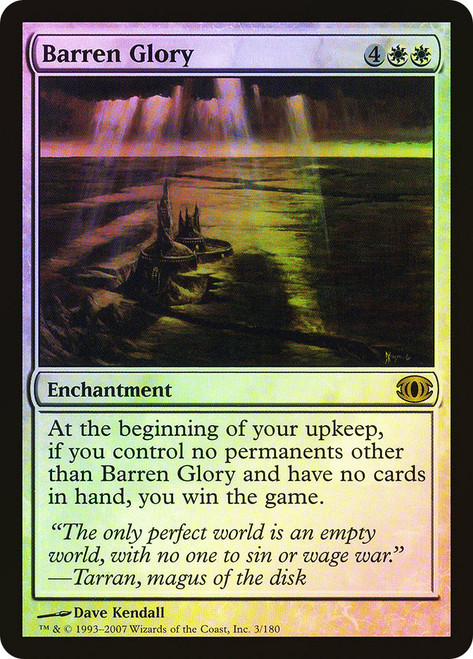 Barren Glory\nFuture Sight\nSingle\nMagic The Gathering