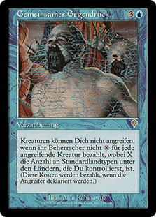 Collective Restraint
Invasion - German
Single
Magic The Gathering