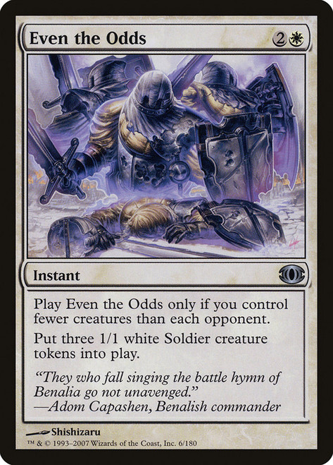 Even the Odds\nFuture Sight\nSingle\nMagic The Gathering