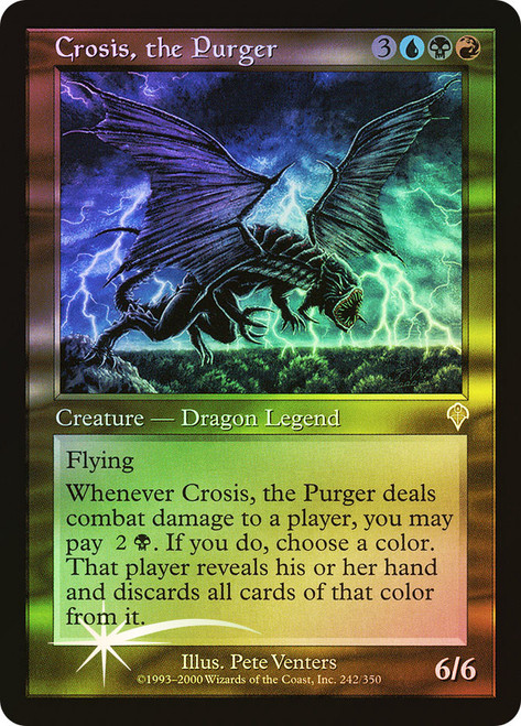 Crosis, the Purger\nInvasion\nSingle\nMagic The Gathering