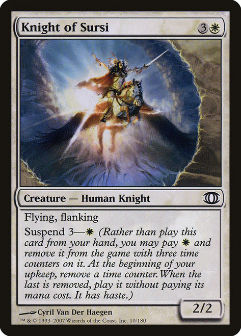 Knight of Sursi\nFuture Sight\nSingle\nMagic The Gathering