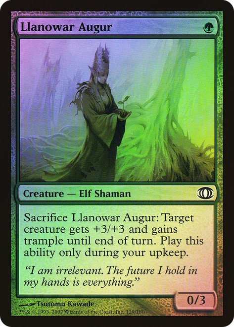 Llanowar Augur\nFuture Sight\nSingle\nMagic The Gathering