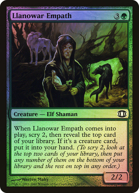 Llanowar Empath\nFuture Sight\nSingle\nMagic The Gathering