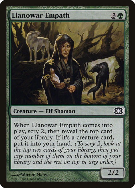 Llanowar Empath\nFuture Sight\nSingle\nMagic The Gathering