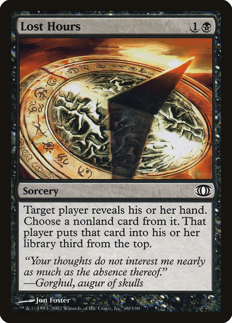 Lost Hours\nFuture Sight\nSingle\nMagic The Gathering