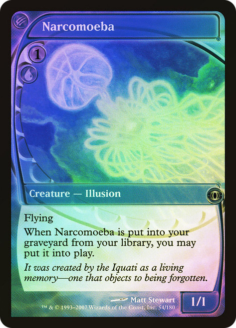 FUT ナルコメーバ 英語 FOIL 4枚 未来予知 初版 FUT ナルコメーバ 英語