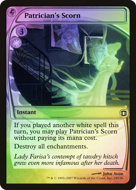 Patrician's Scorn\nFuture Sight\nSingle\nMagic The Gathering