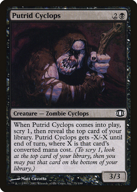 Putrid Cyclops\nFuture Sight\nSingle\nMagic The Gathering