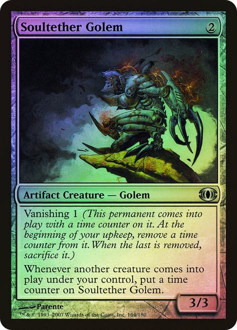 Soultether Golem\nFuture Sight\nSingle\nMagic The Gathering