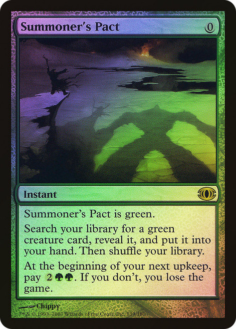 Summoner's Pact\nFuture Sight\nSingle\nMagic The Gathering