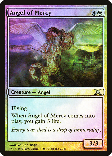 Angel of Mercy\n10th Edition\nSingle\nMagic The Gathering