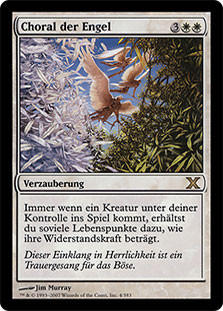 Angelic Chorus
10th Edition - German
Single
Magic The Gathering